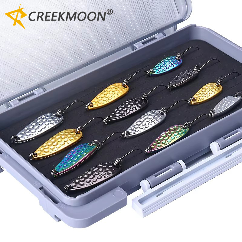 Fishing Lure Spinnerbait - 12 adet Çinko Alaşımlı Metal Kaşık