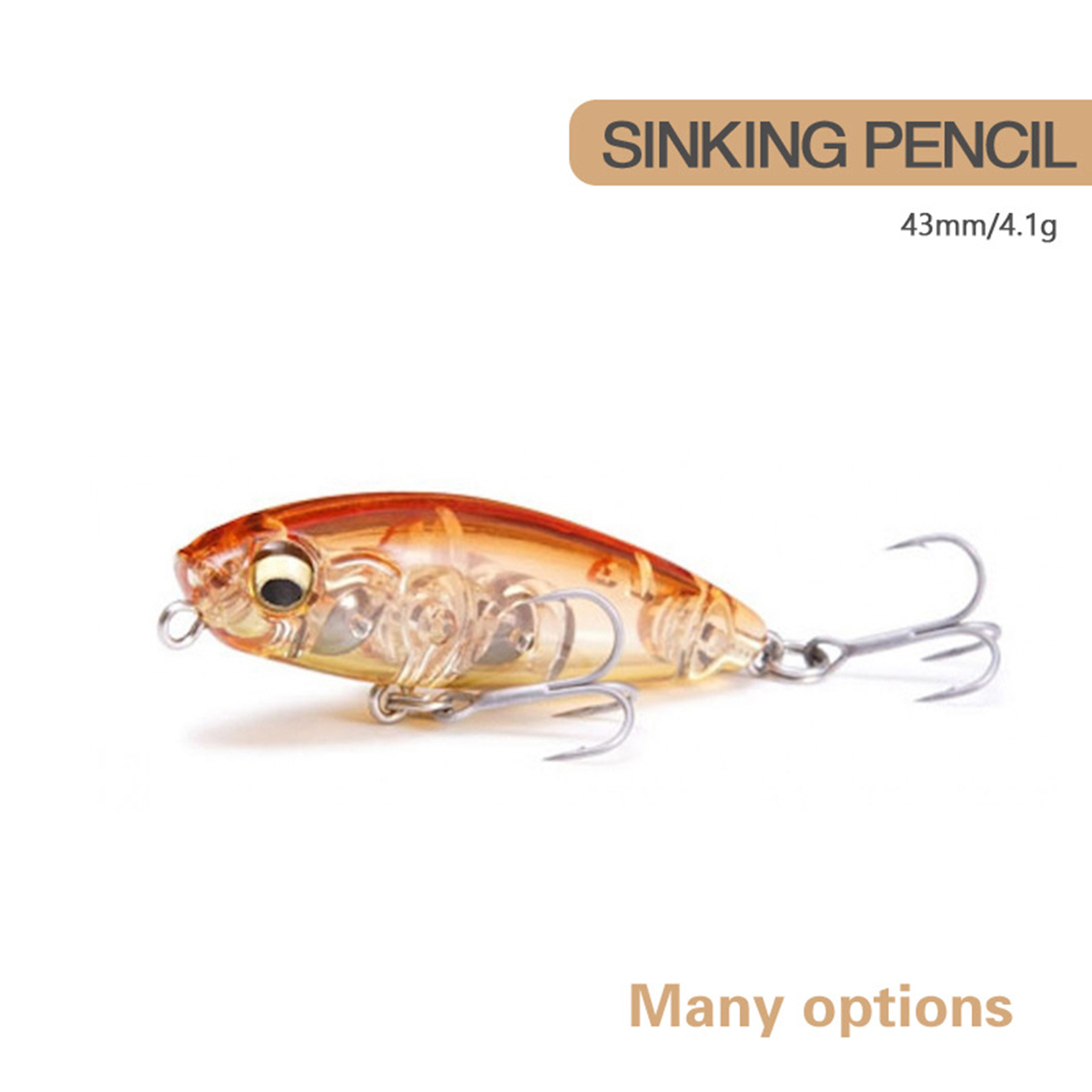 4.3 cm 4.1g Balıkçılık Cazibes - Fishing Lure Jerkbait incelemesi ve fiyatı