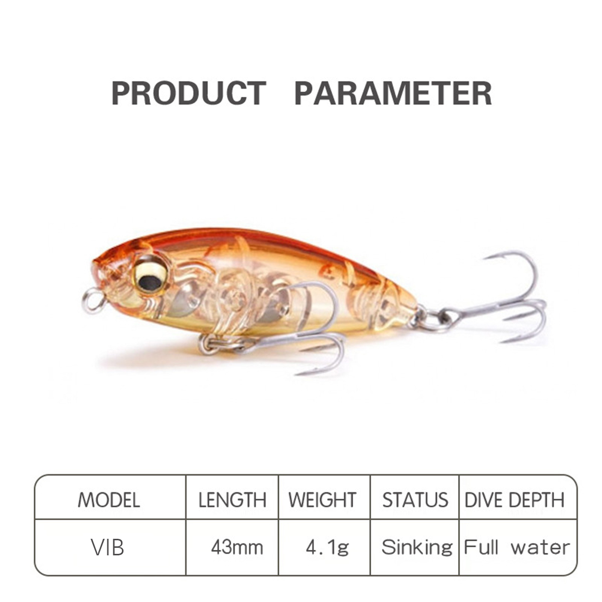 4.3 cm 4.1g Balıkçılık Cazibes - Fishing Lure Jerkbait incelemesi ve fiyatı